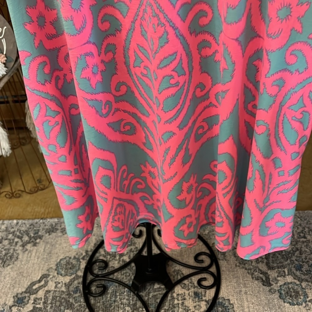 Simply Southern Pink and Blue Sundress Mini - Picture 3 of 3